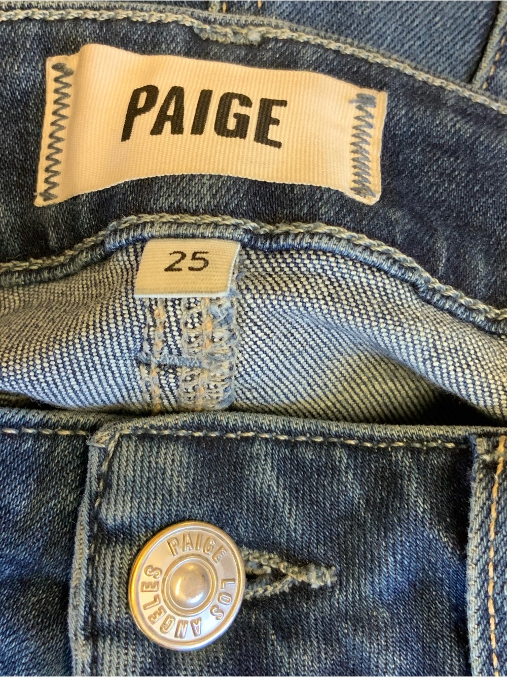 PAIGE ANESSA 31” High Rise Wide Leg - Dresden - Picture 13 of 14